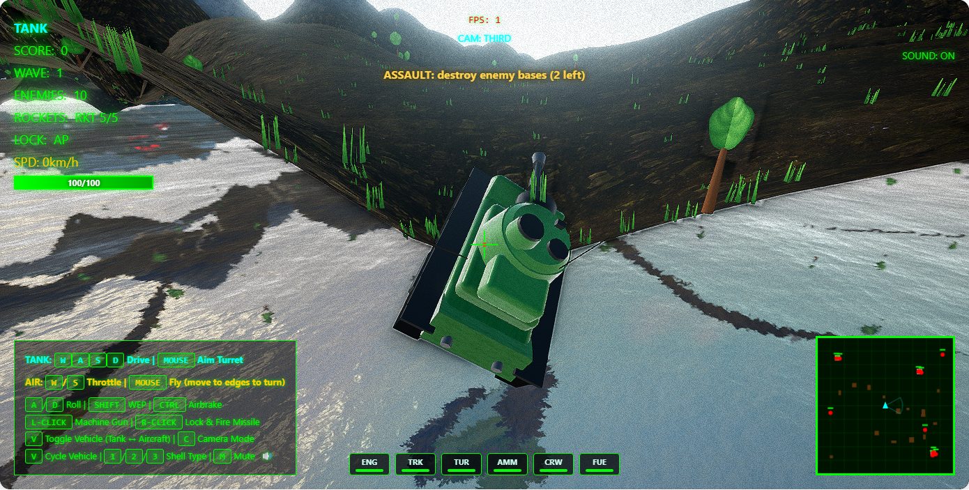 3D Tank Battle